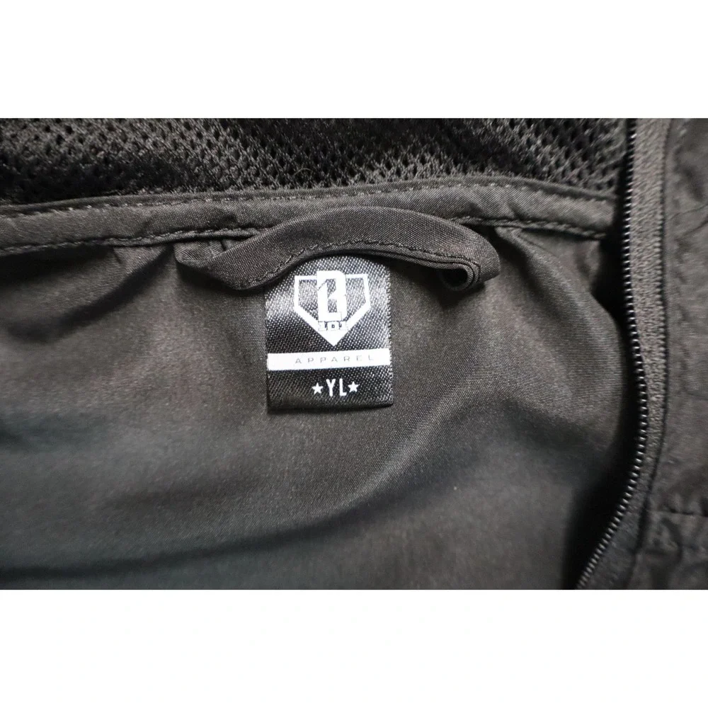 Baseball Lifestyle 101 B101 BSBL Performance Windbreaker Pullover Youth L Large